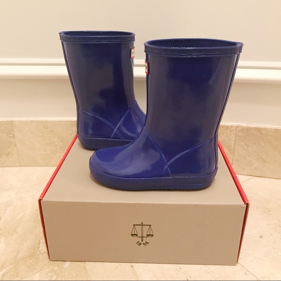 Hunter Original Kids First Classic Gloss Rain Boot - Picture 3 of 7